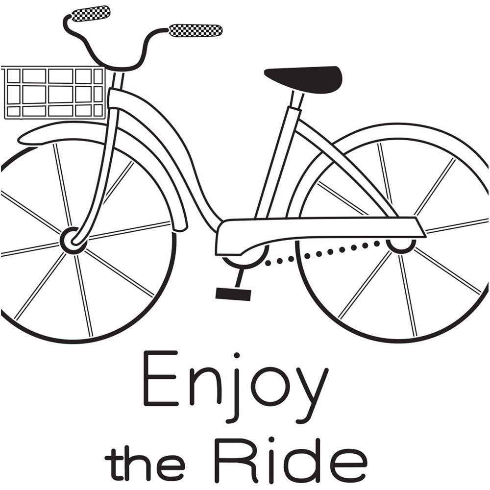 Dimensions 'Enjoy the Ride' Mini Embroidery Kit for Beginners, 6''