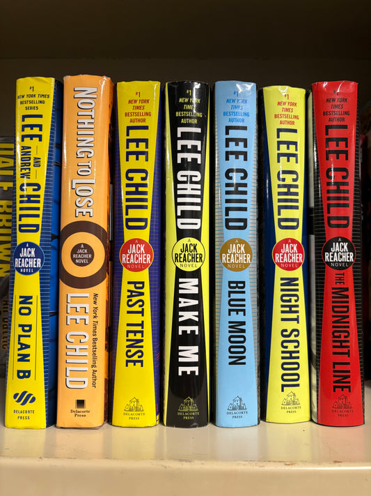 Lee Child Jack Reacher Series Lot Of 7 Hardcover Books -All First Edition