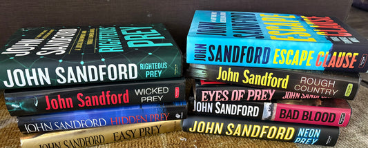 John Sandford Book Lot Of 9 Hardcover Thriller Suspense Crime