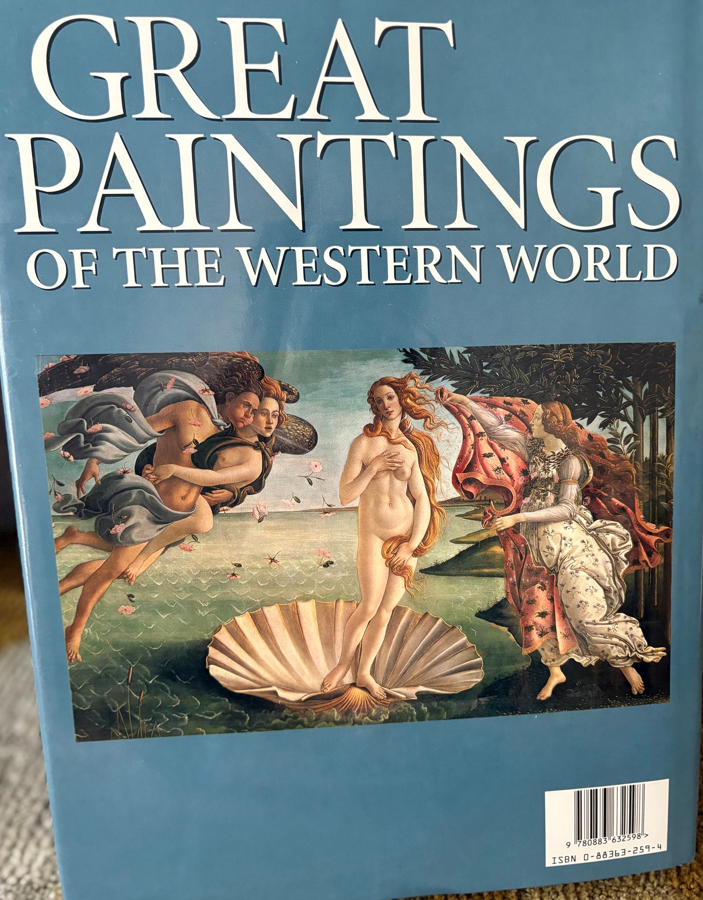 Great Paintings of the Western World By Alison Gallup COFFEE TABLE BOOK 1997
