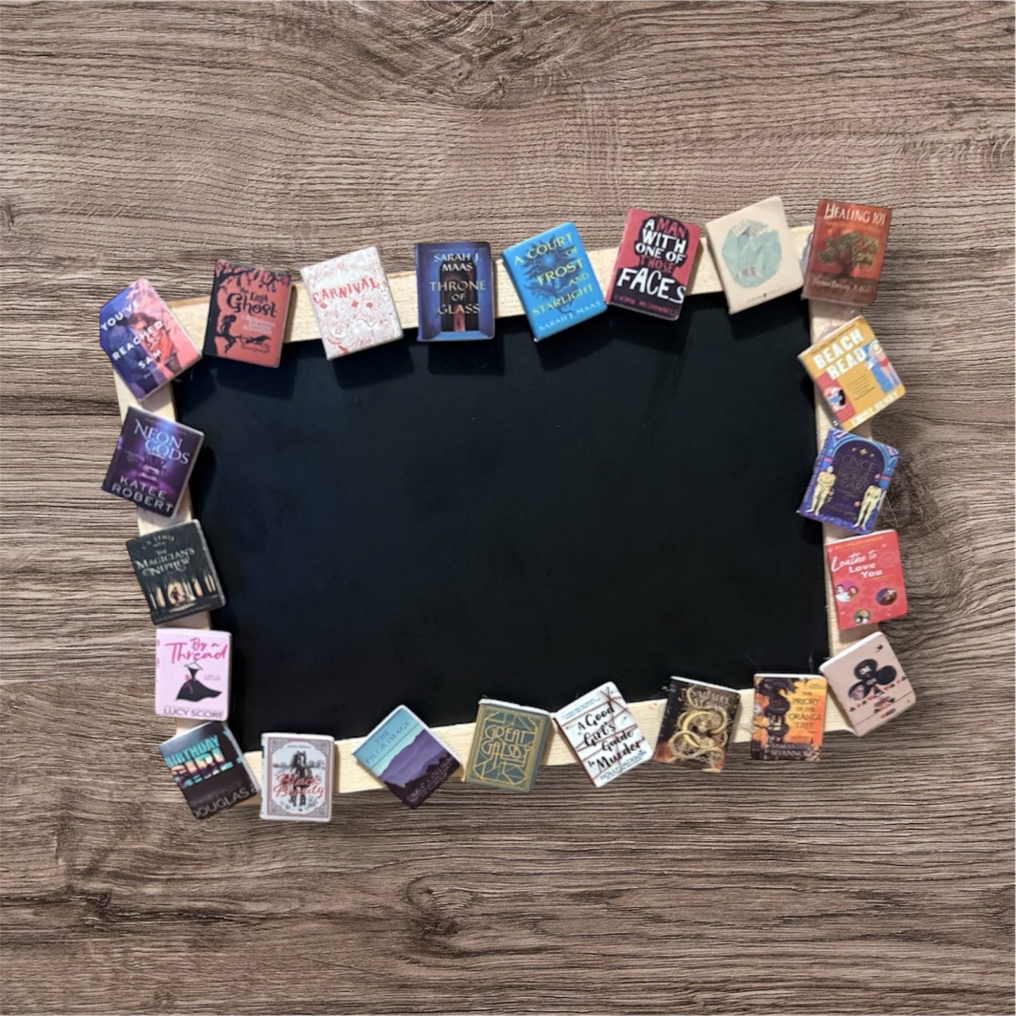 Mini Books Tabletop Chalkboard