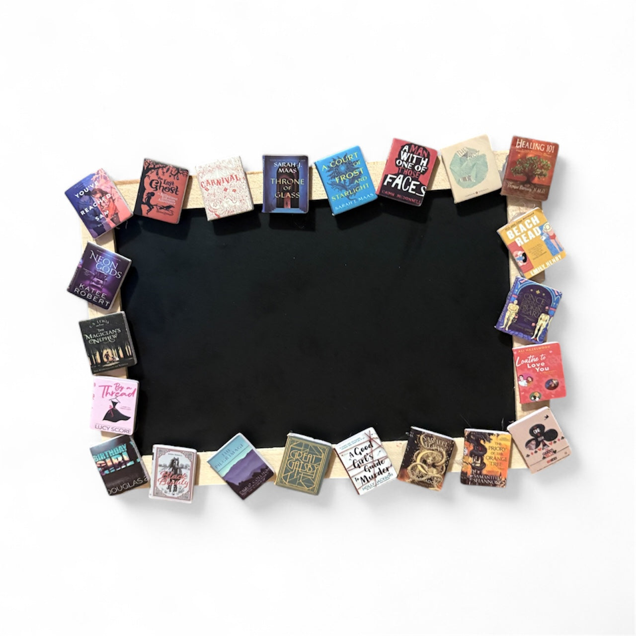 Mini Books Tabletop Chalkboard