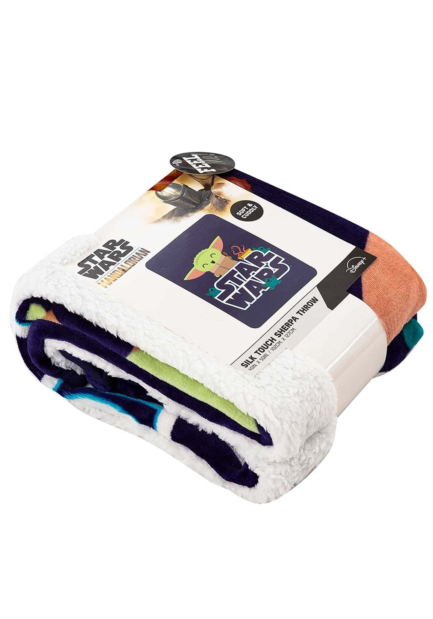 Northwest Star Wars - The Mandalorian Silk Touch Sherpa Throw Blanket