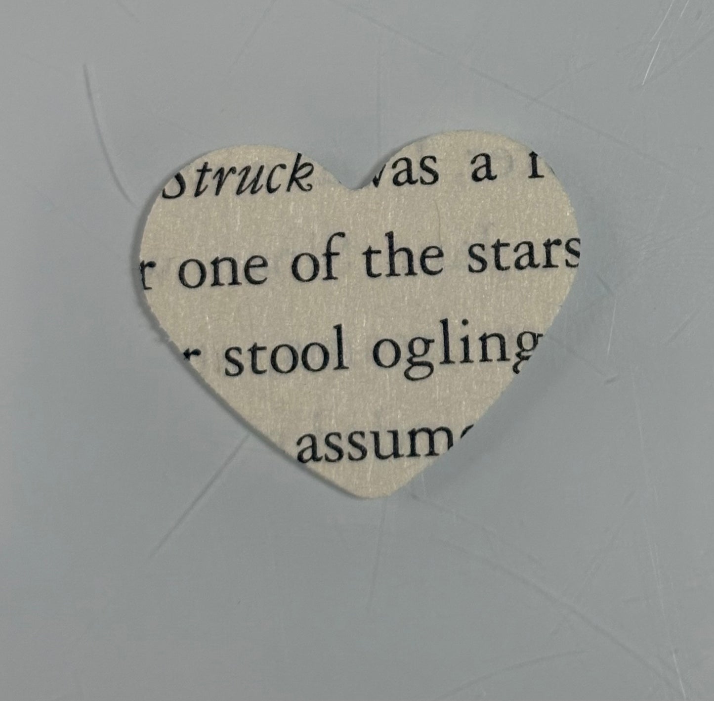 Vintage Book Page Heart Confetti Cut out Junk Journal Collage 1 inch Scrapbook