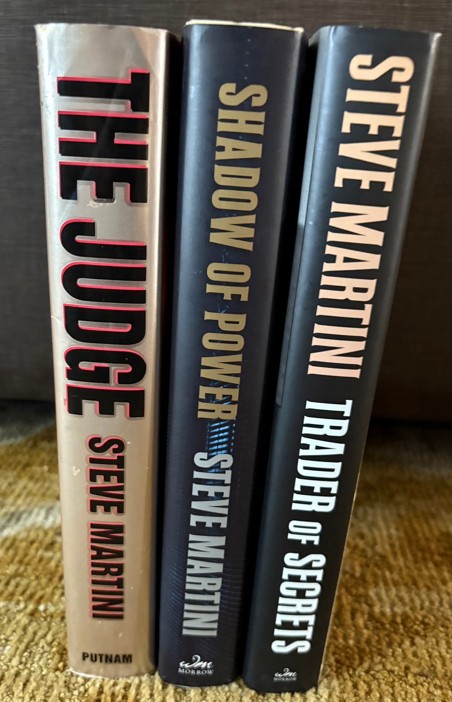 Steve Martini Book Lot 3 Thrillers Hardcover