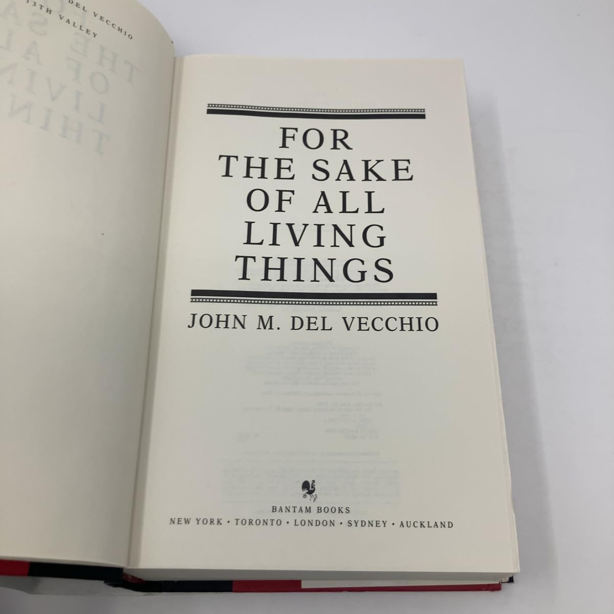 For the Sake of All Living Things
