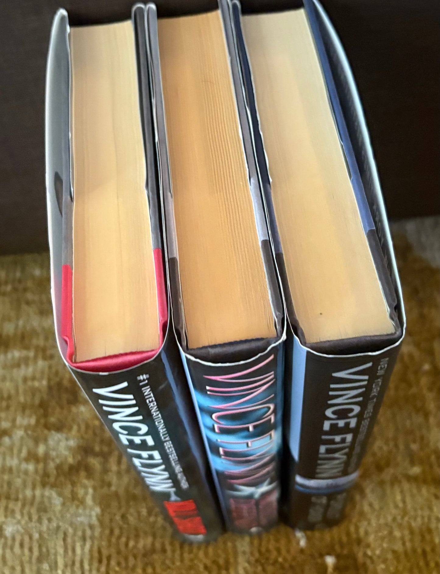 Vince Flynn Book Lot Of 3  Hardcover 1st Edition Suspense Crime Thriller