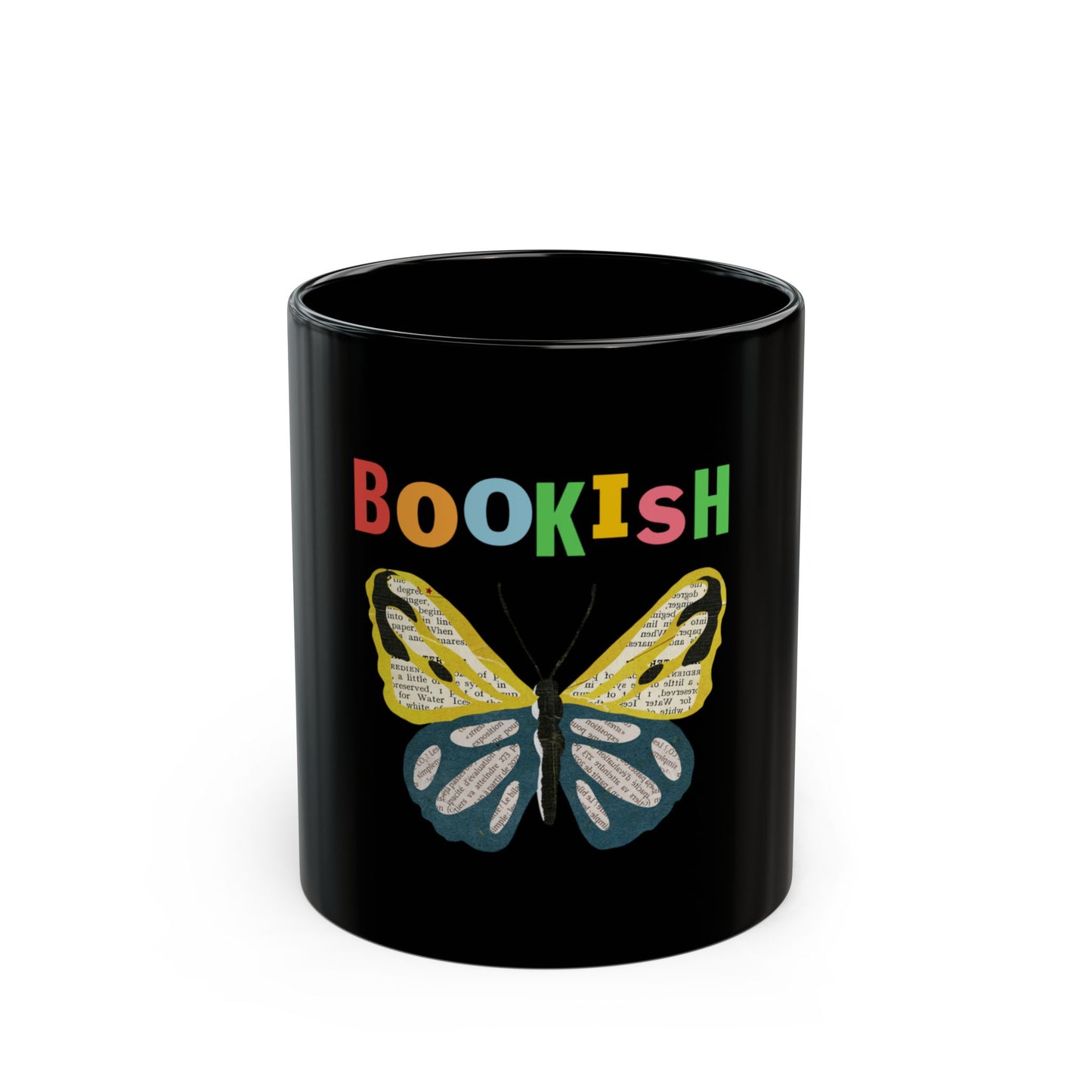 Bookish Butterfly Mug - Ideal for Readers, Students, Book Lovers, Coffee Lovers, Gifts for Bookworms