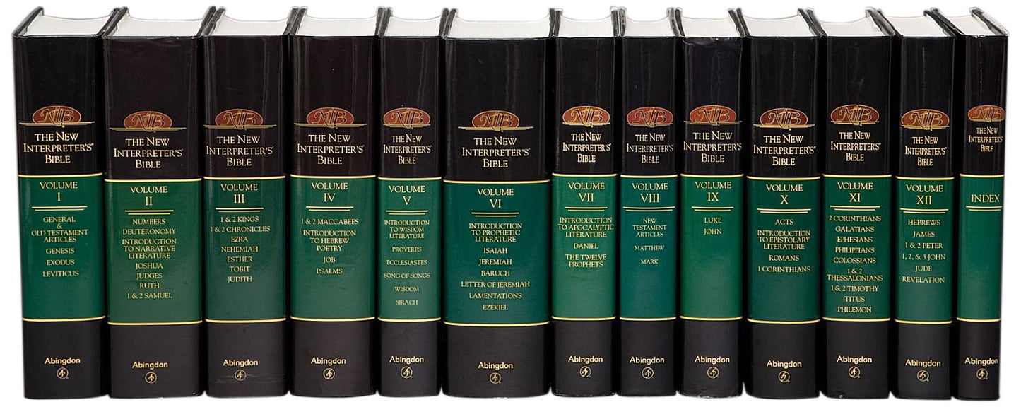 New Interpreter's Bible (12 Volume Set + Index)