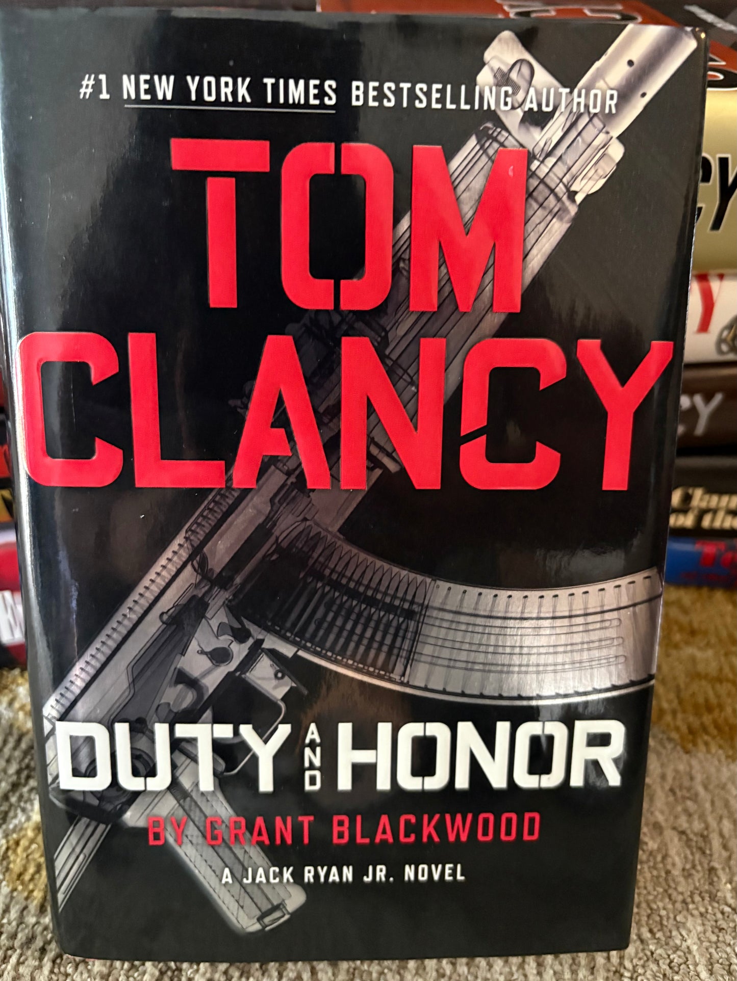 Tom Clancy Book Lot Of 10 Hardcover Preowned Thriller Suspense