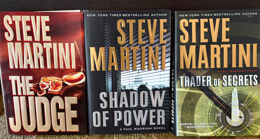 Steve Martini Book Lot 3 Thrillers Hardcover