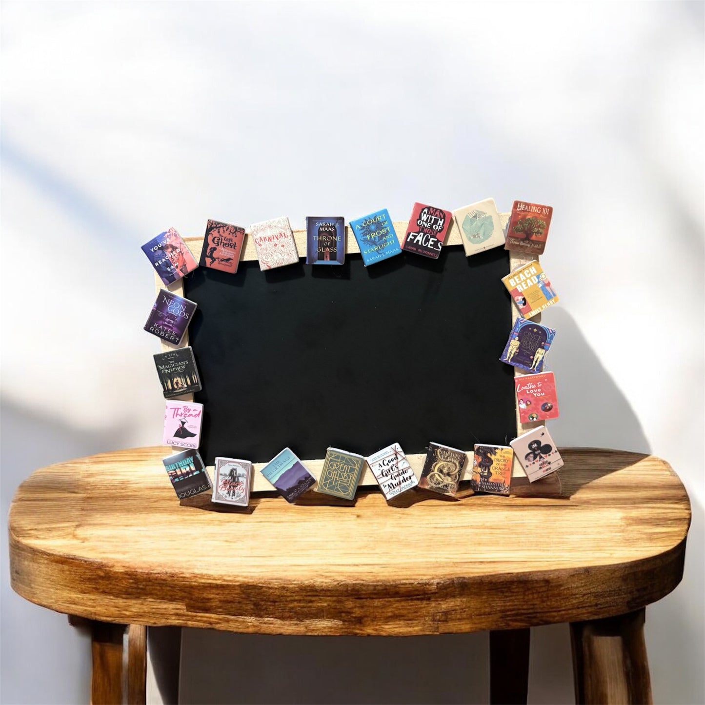 Mini Books Tabletop Chalkboard