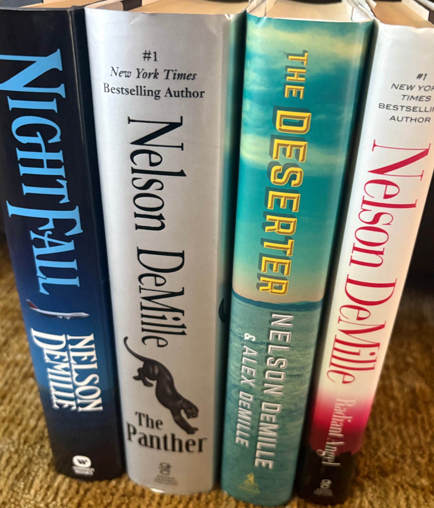 Nelson DeMille Lot of 4 Hardcover Books w/Dustcovers Suspense Crime Thriller