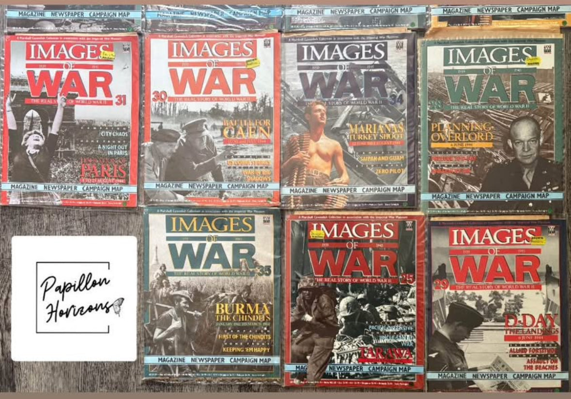VINTAGE Images of War Magazine Lot - Issues #21-35 + Christmas Edition