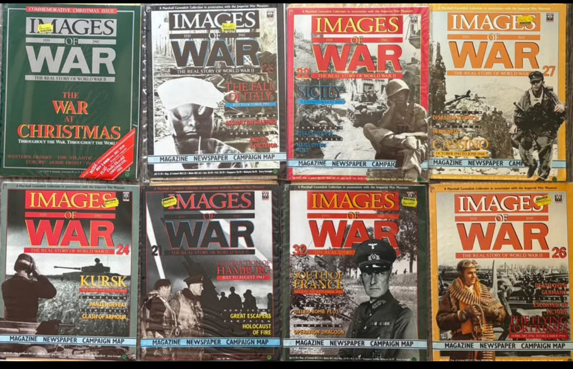 VINTAGE Images of War Magazine Lot - Issues #21-35 + Christmas Edition