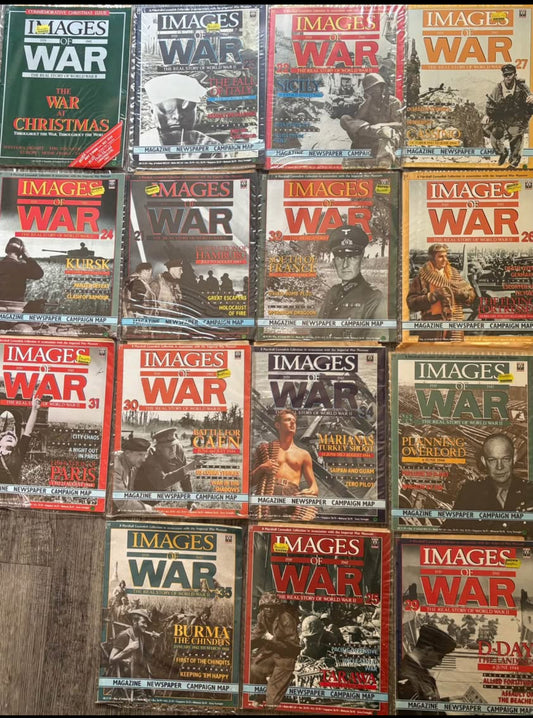 VINTAGE Images of War Magazine Lot - Issues #21-35 + Christmas Edition