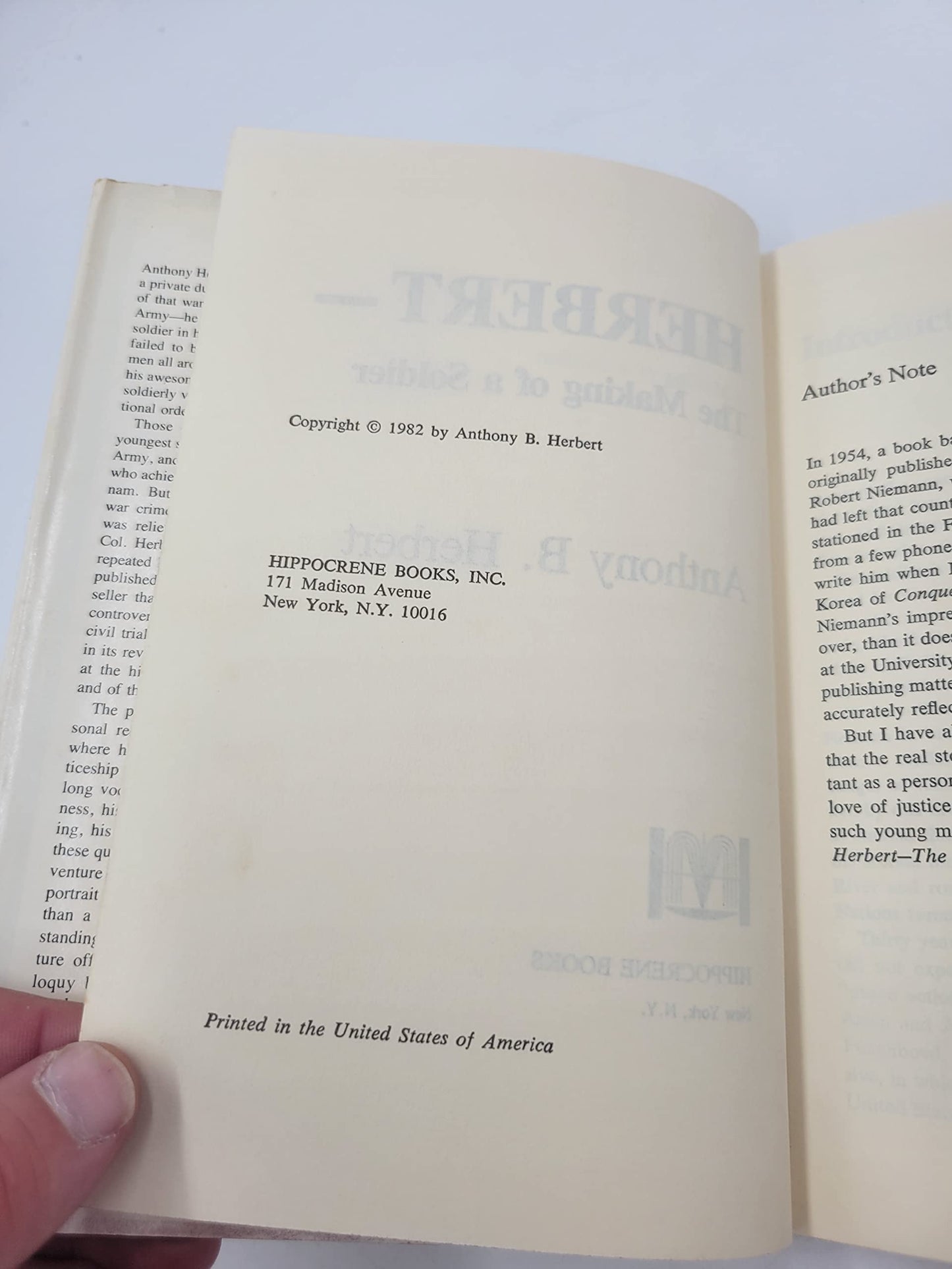 Herbert: The Making of a Soldier