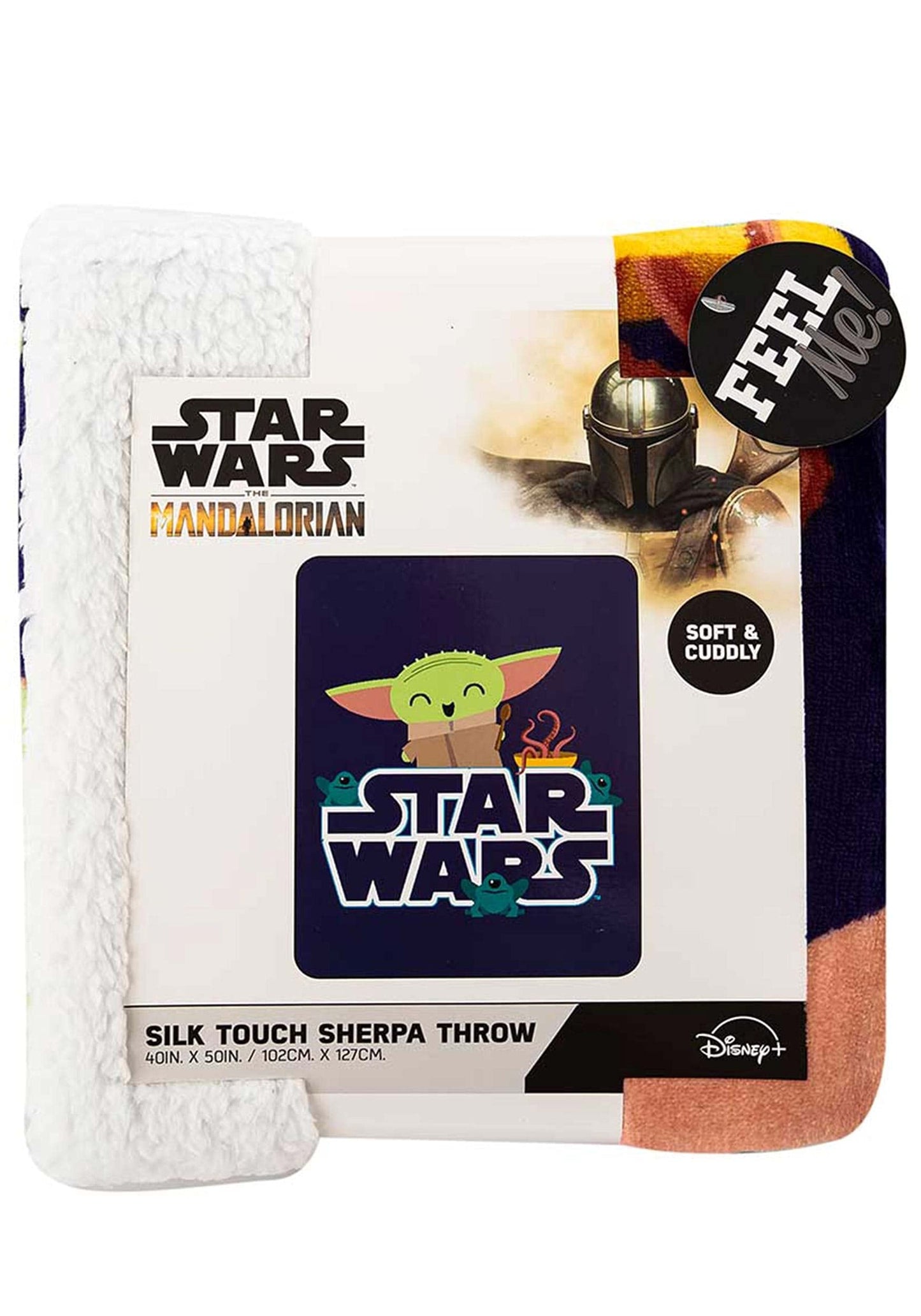 Northwest Star Wars - The Mandalorian Silk Touch Sherpa Throw Blanket